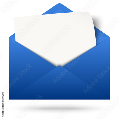 Envelope with notepad