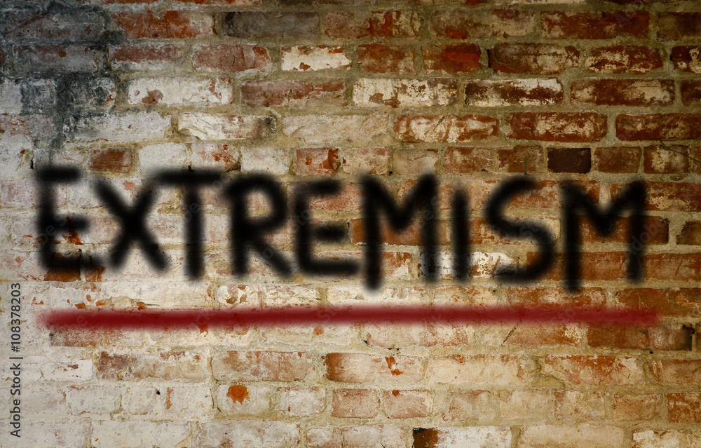Stop Extremism Concept