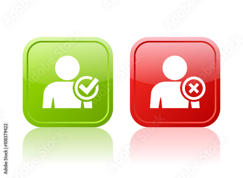 Web user buttons