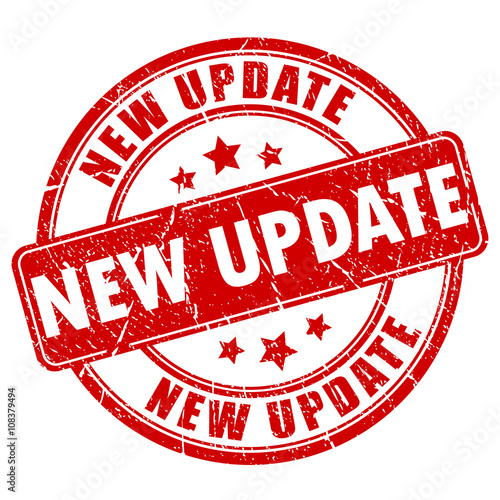 New update rubber stamp