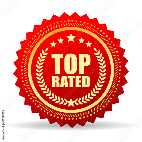 Top rated medal icon