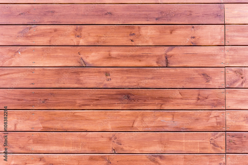 Fototapeta premium Old painted wood wall - texture or background