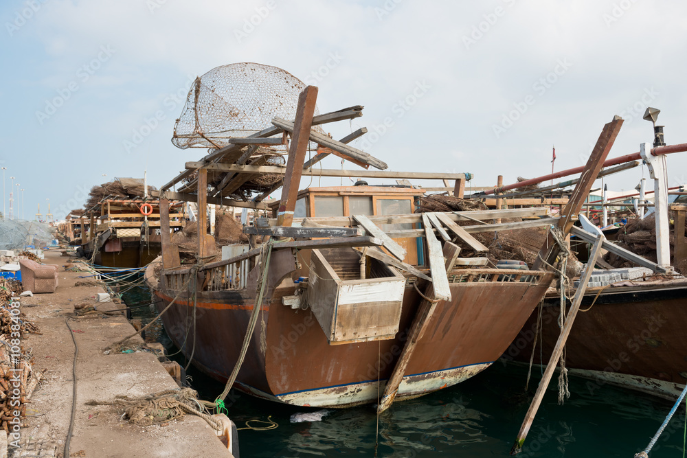 Old fishing boats Old fishing boats