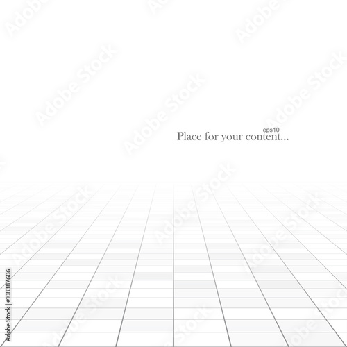 Abstract  background. Perspective tiled floor. 