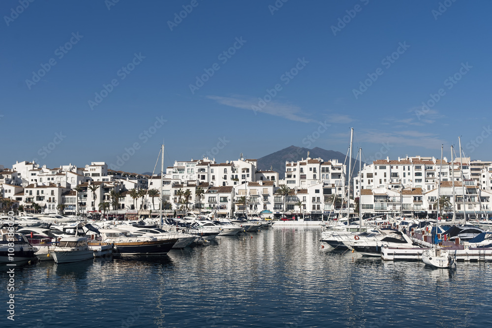 Vistas de puerto Banús, Marbella