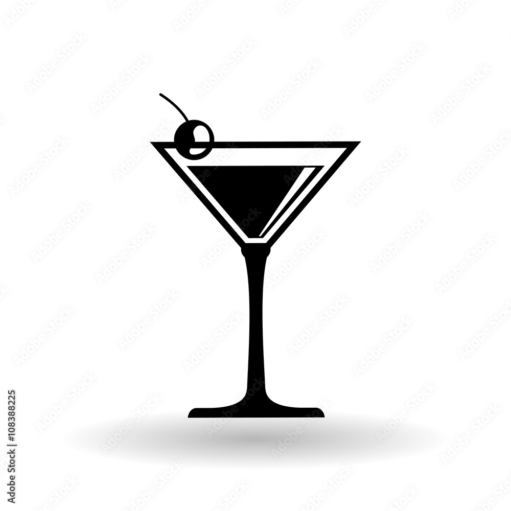 cocktail design over white background, vector illustration cocktail design over white background, vector illustration