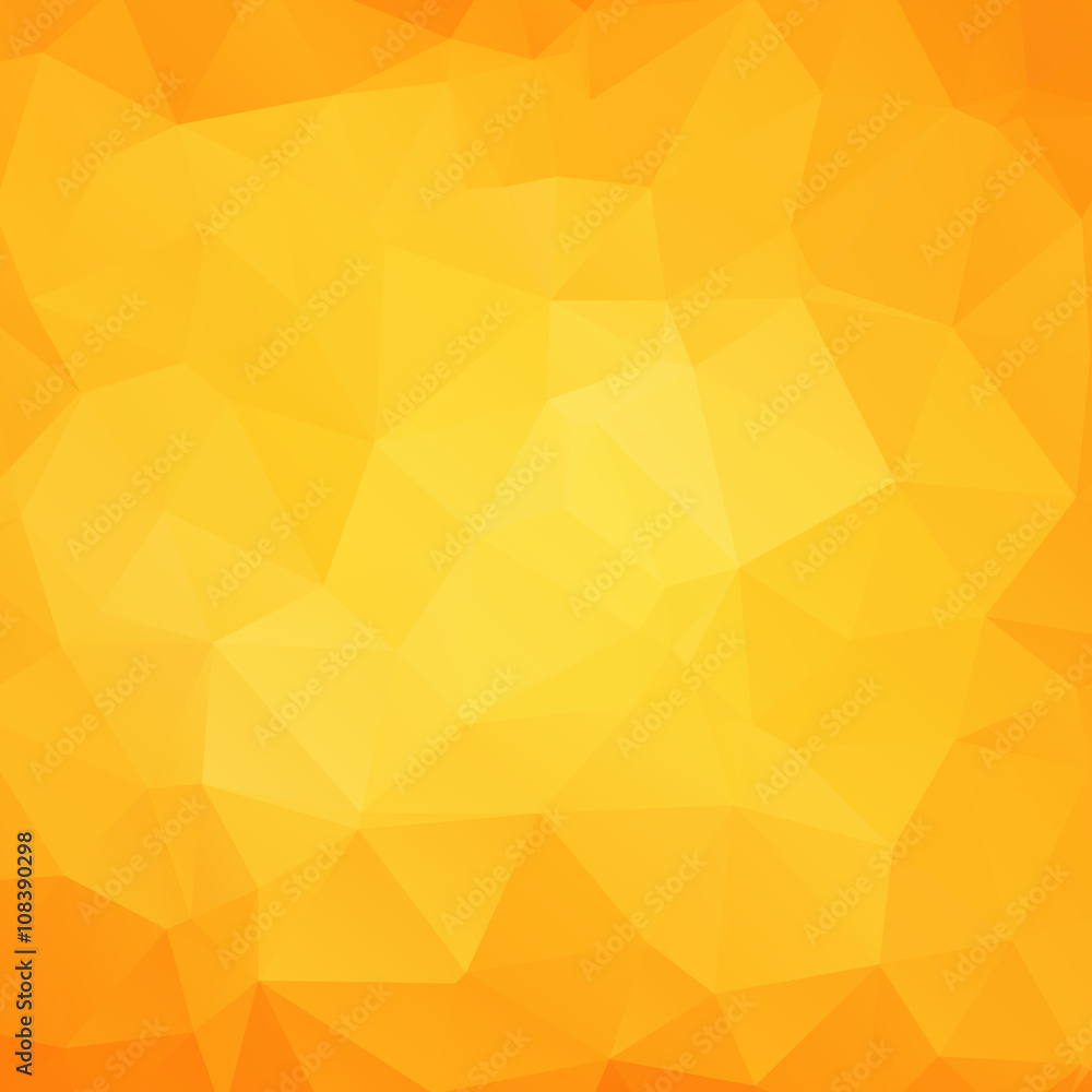 Abstract yellow geometric triangle background. Abstract yellow geometric triangle background.