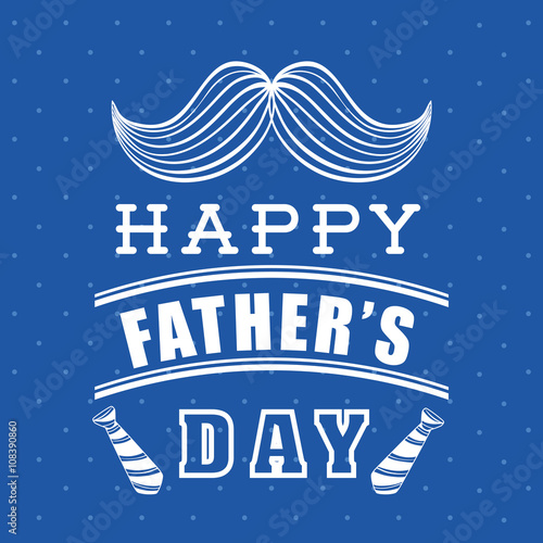 illustration of Happy fathers day 