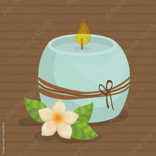 Illustration of spa center, vector design