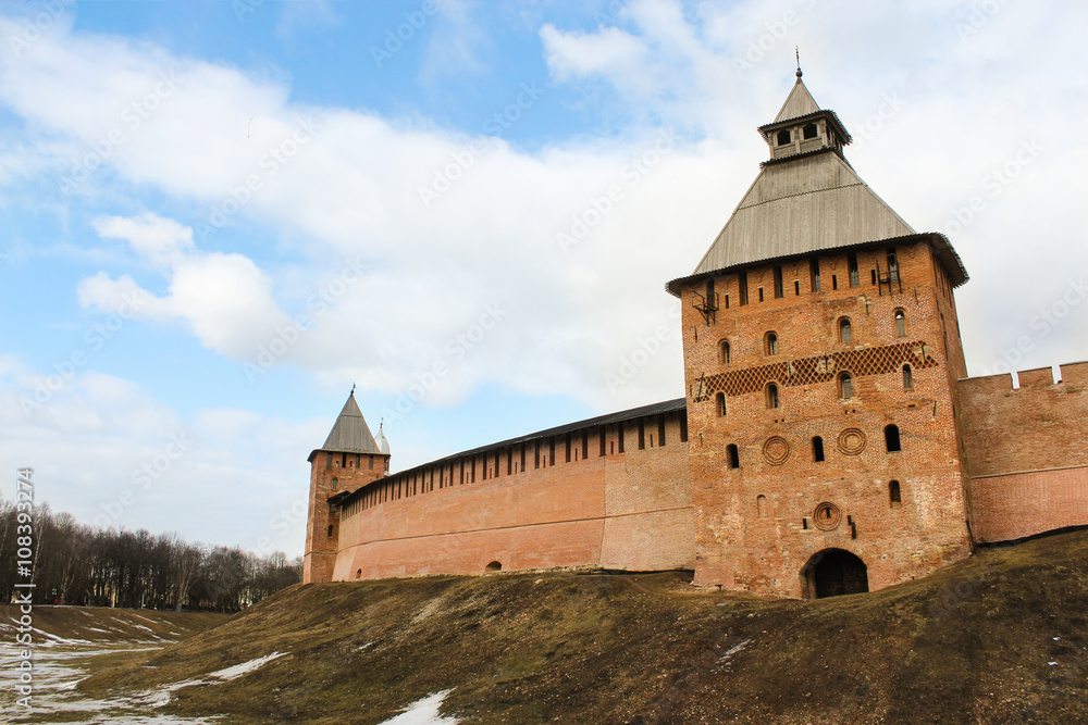 Ancient tower of the Kremlin.
