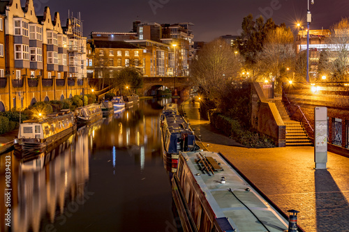 Amazing view of the canals in Birmingham