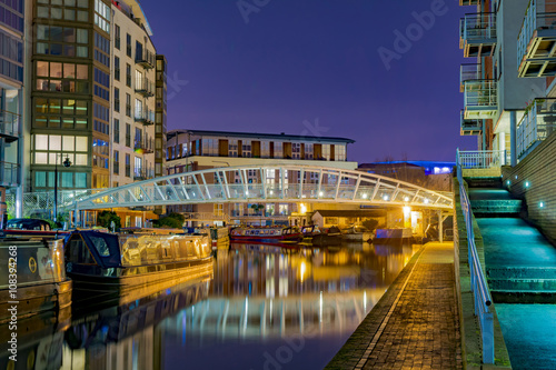 Amazing view of the canals in Birmingham photo