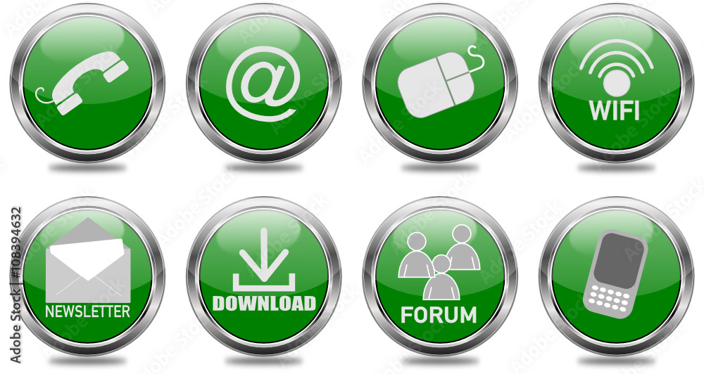 Icons buttons internet web #160417-01 Icons buttons internet web #160417-01