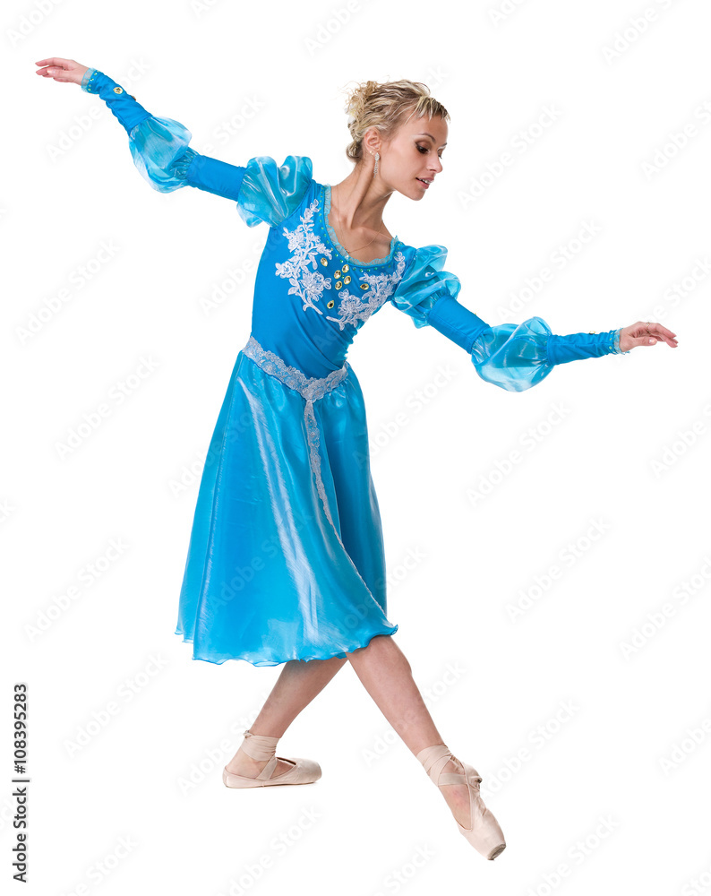 young woman ballerina ballet dancer dancing on white background young woman ballerina ballet dancer dancing on white background