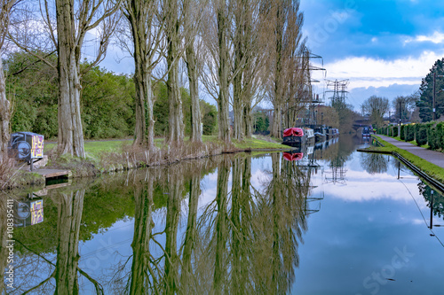 Amazing view of the canals in Birmingham photo