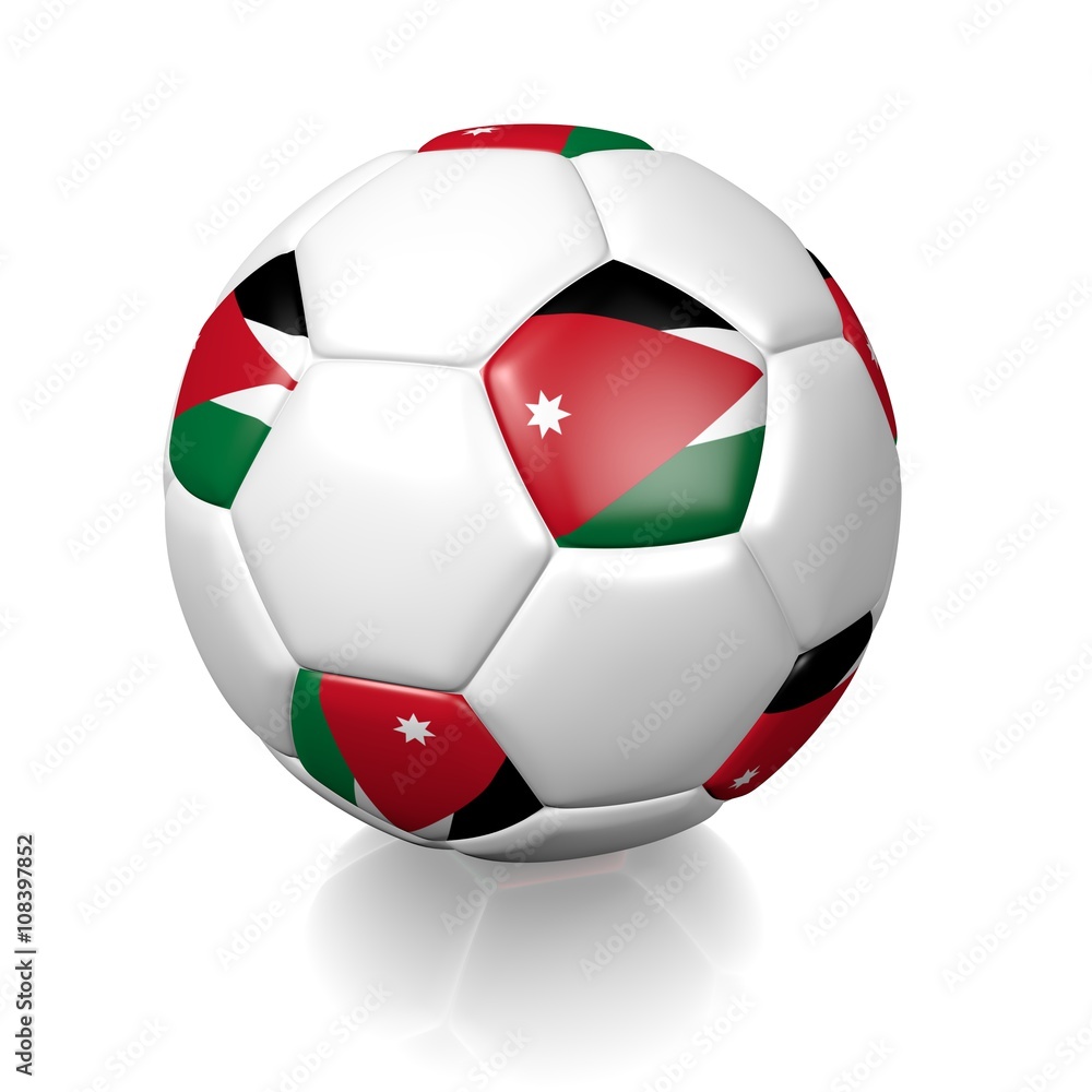 Football soccer ball with a national flag texture Football soccer ball with a national flag texture