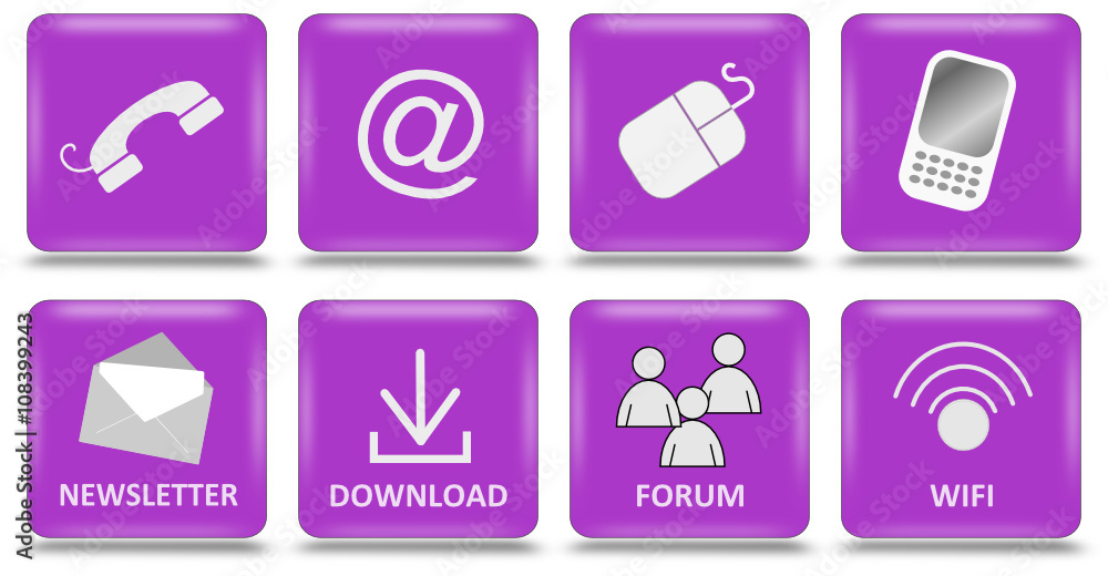 Button icon internet www #160418-06 Button icon internet www #160418-06
