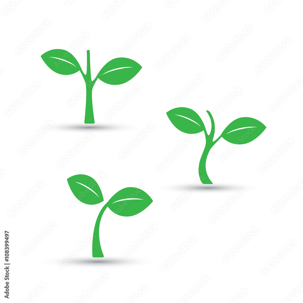 Seedling, Small Plants Design Set Seedling, Small Plants Design Set