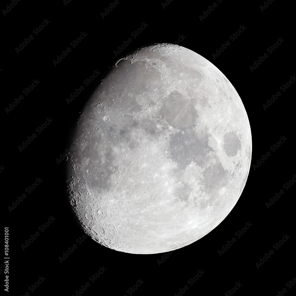 Wunschmotiv: Moon 10-days old, high contrast #108401001