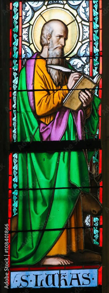 Stained Glass - Saint Luke the Evangelist