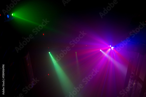 Dance-Flyer, Party Lichteffekt 