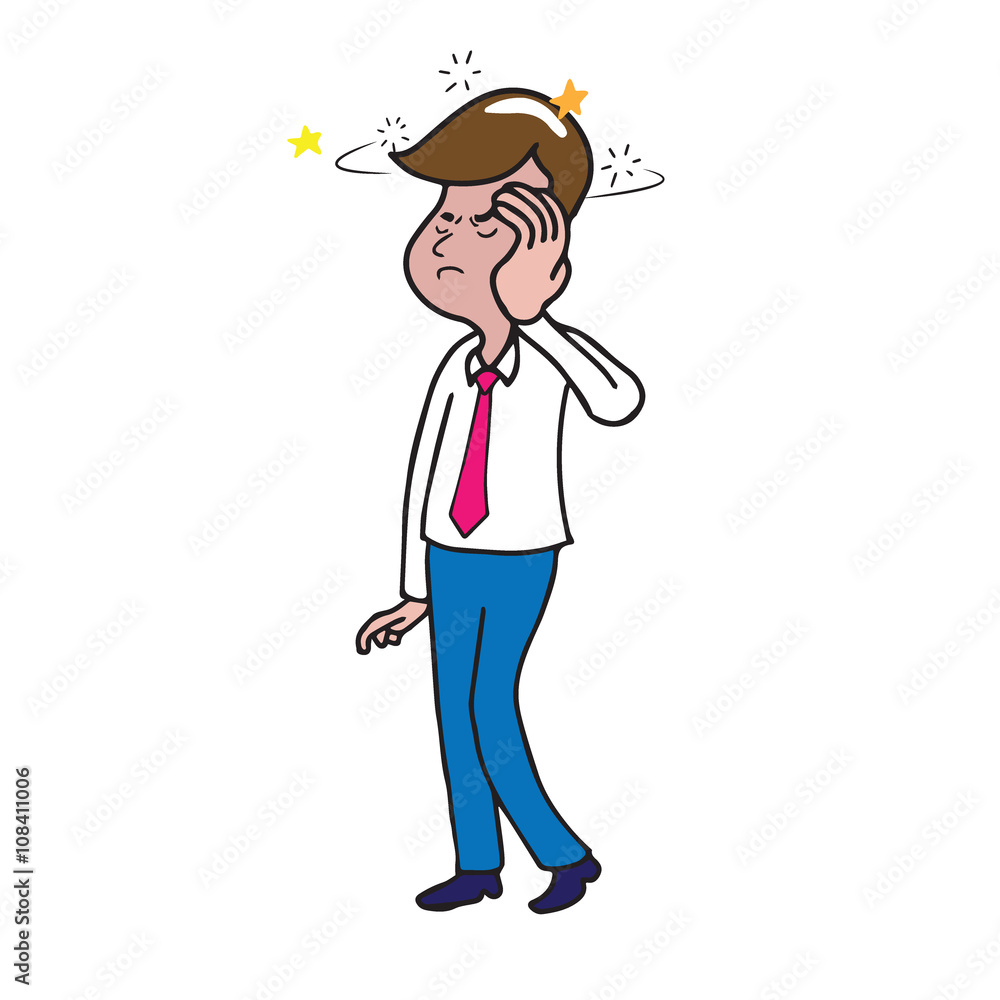 Health man headache Health man headache