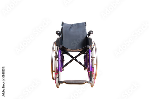wheelchair for olders isolated
