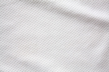 White sports clothing fabric jersey