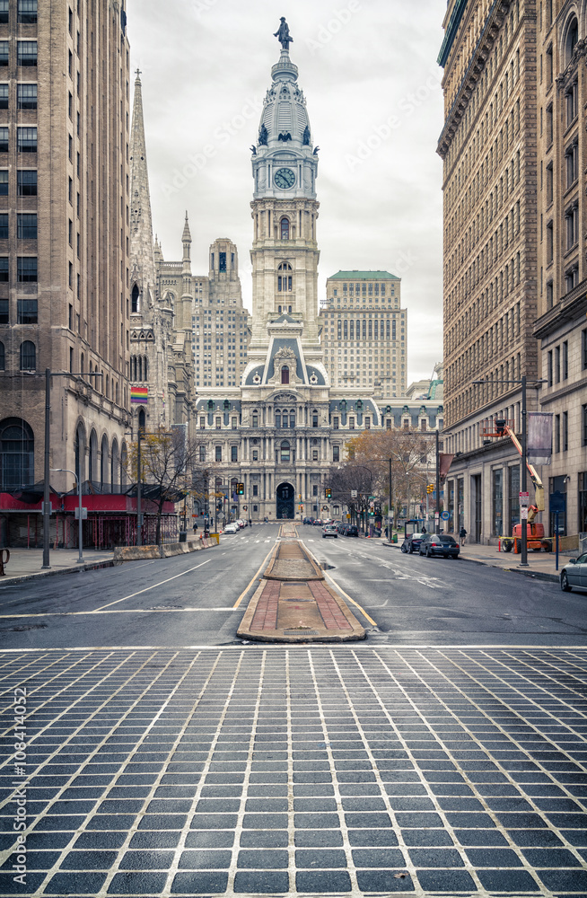 Philadelphia's historic City Hall building 