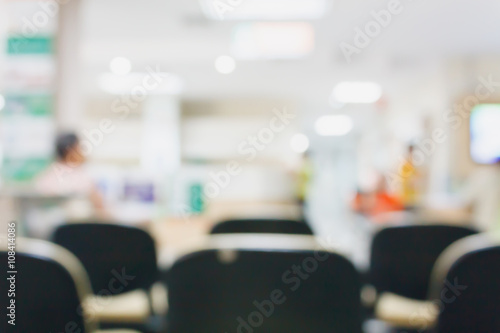 Abstract hospital blurred background