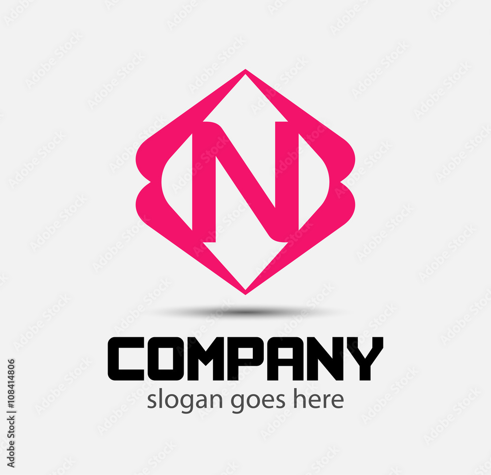 Letter N logo icons design template elements
Letter N logo icons design template elements