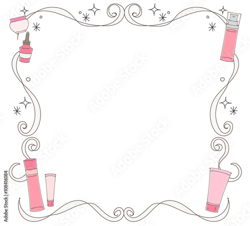 美容のフレーム素材