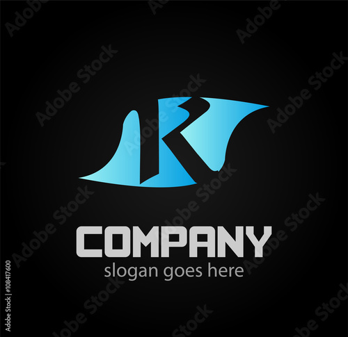Logo k letter Vector illustration design template
