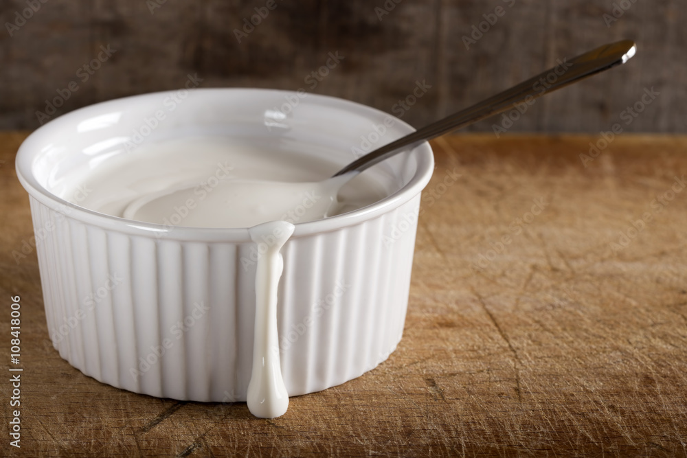 Fresh sour cream Fresh sour cream