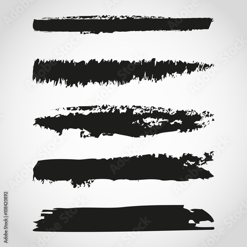 Set of grunge banners.Grunge backgrounds.Abstract template.