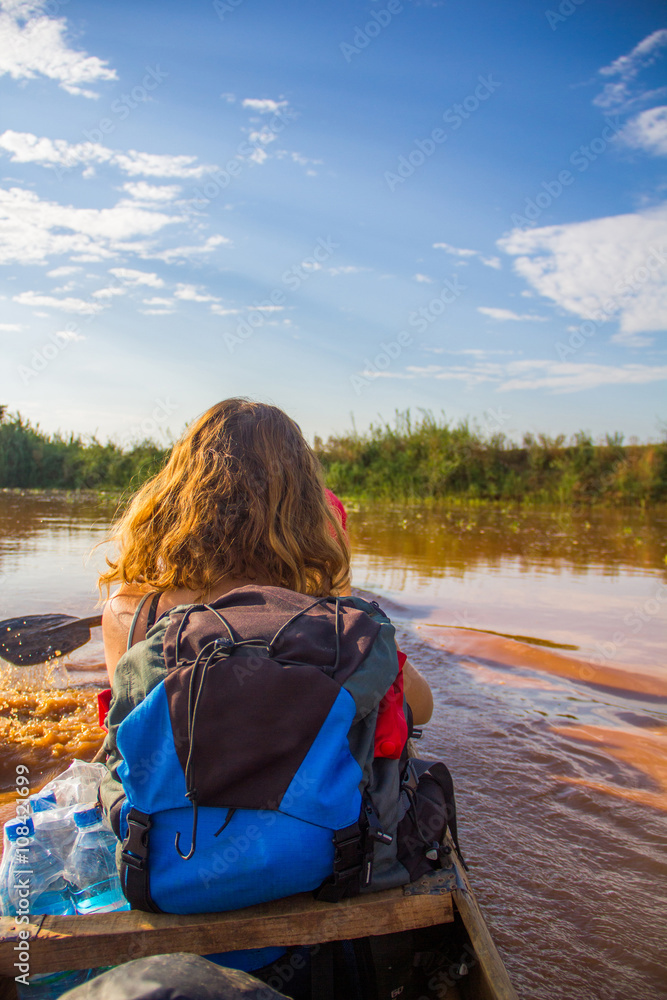 Fototapeta premium Expedition sur les rivières de Madagascar