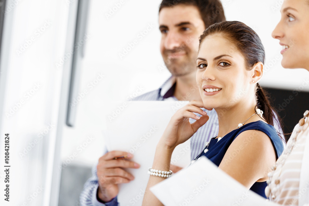 Business people in modern office Business people in modern office
