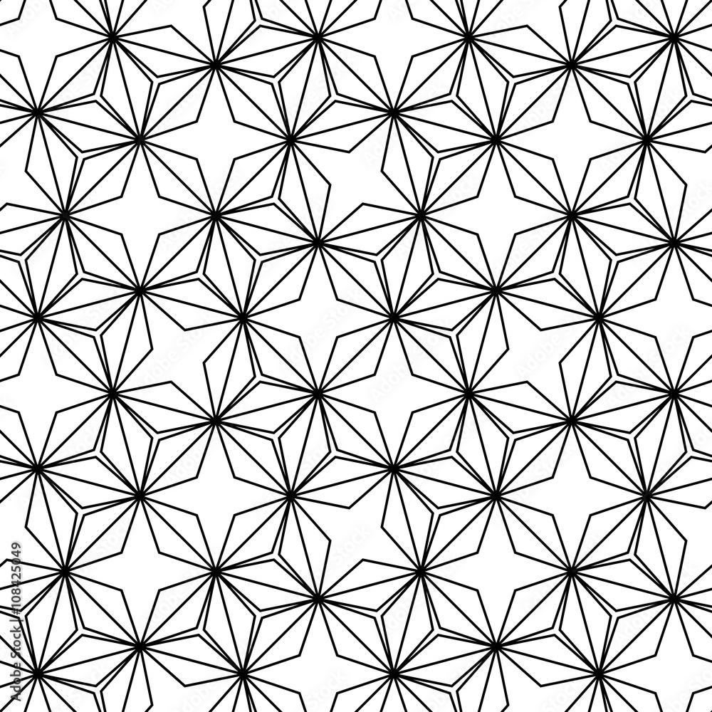 Seamless Geometric Pattern Geometric Background Stock Illustration