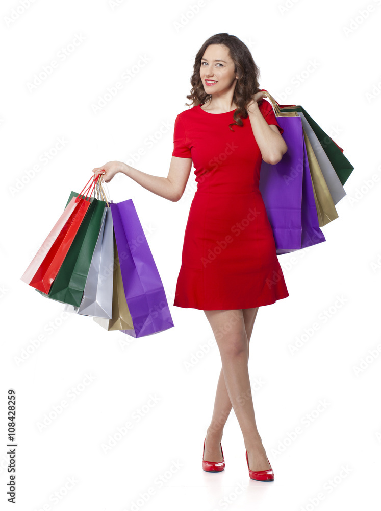 Young woman shopping