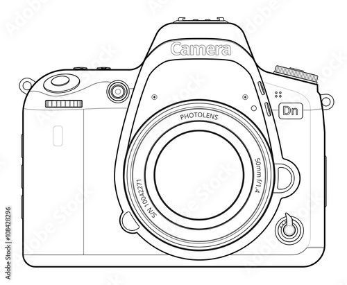 DSLR Camera Outline