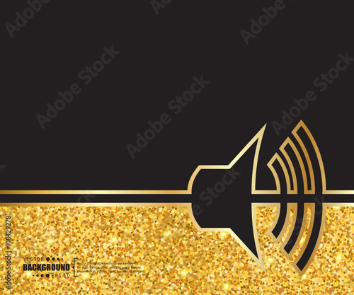 Gold vector background 