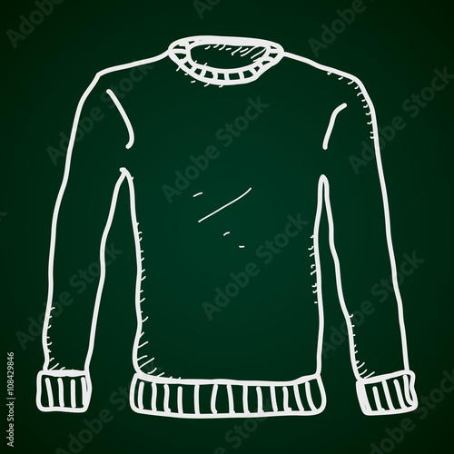 Simple doodle of a jumper