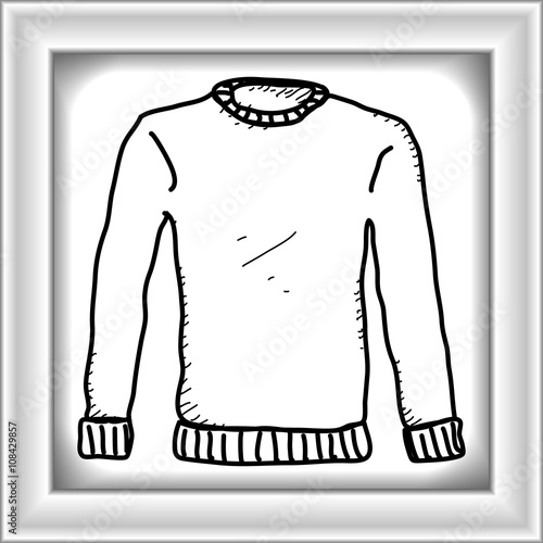 Simple doodle of a jumper