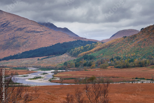 Glen Etive, Scottish Highlands. photo