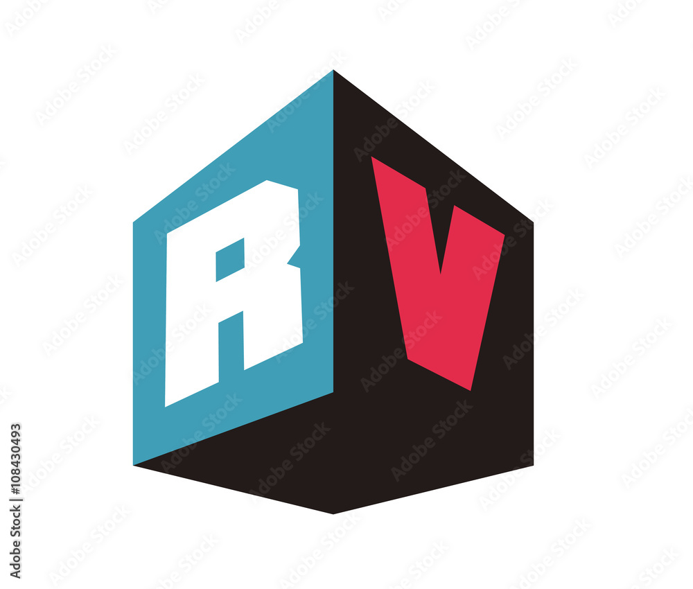 RV Initial Logo for your startup venture RV Initial Logo for your startup venture