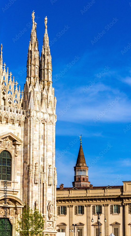 Fototapeta premium View of Milan Cathedral - Italy