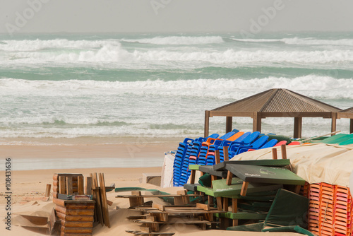 Winter beach