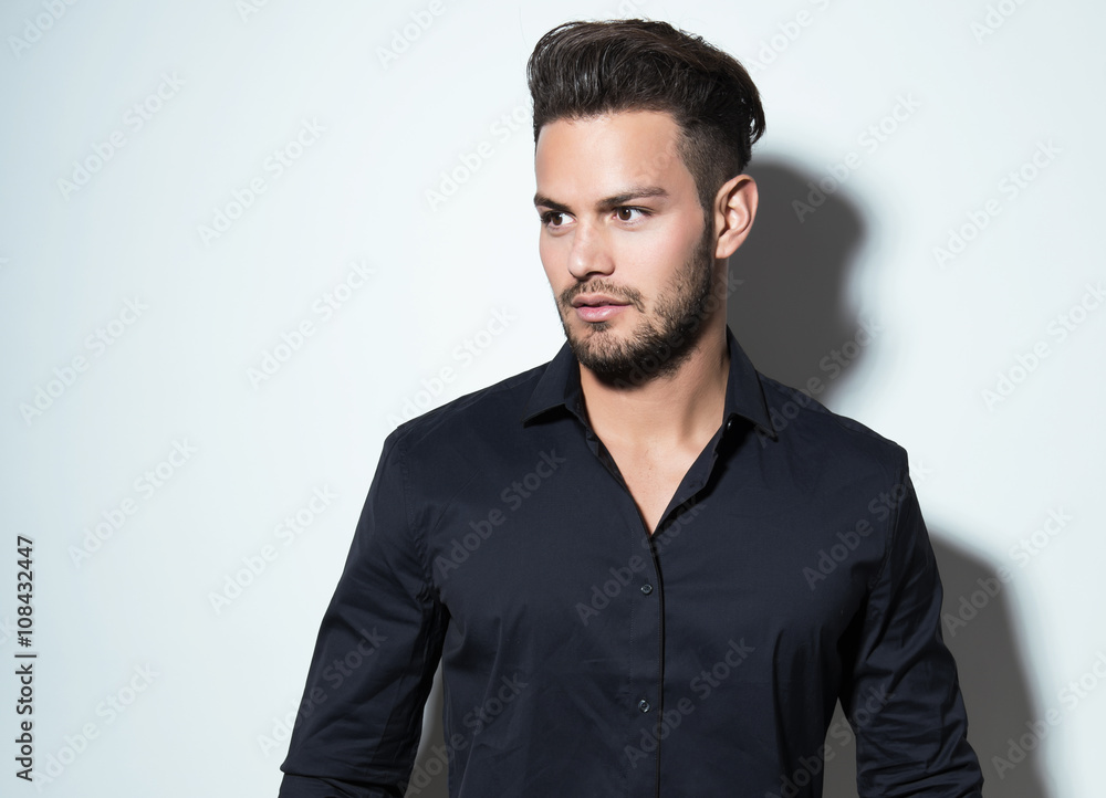 Fototapeta premium handsome young man in business