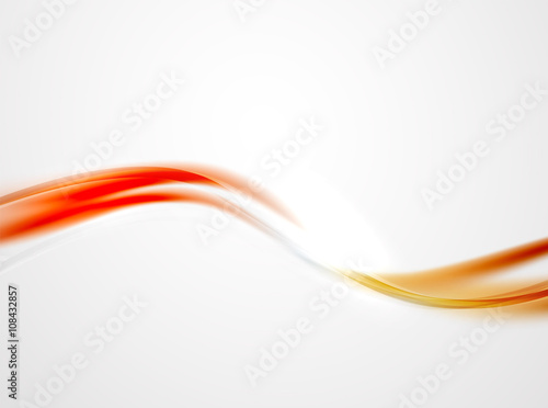 Vector blurred wave abstract template
