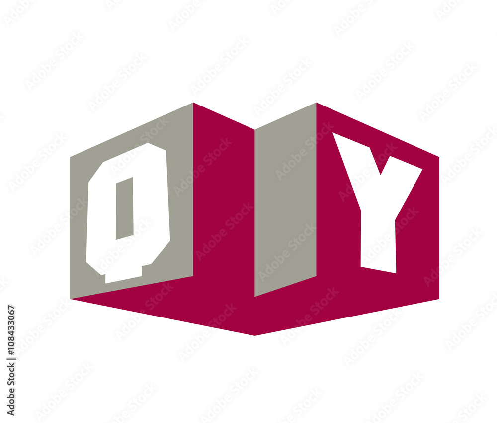 Fototapeta premium QY Initial Logo for your startup venture